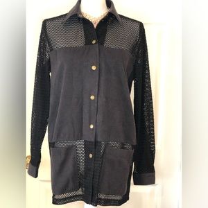NWOT BLACK TOP/JACKET SZ.S